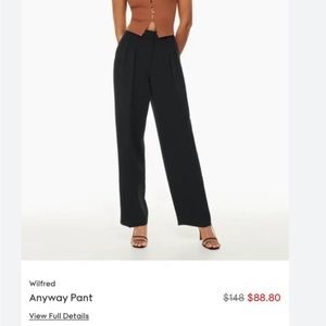 Aritzia Wilfred Anyway Pant